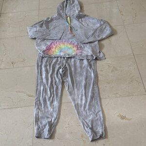 Old Navy Custom Tie Dye Hoodie and Pant Set